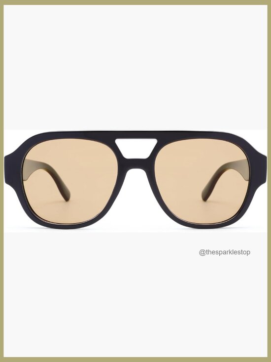 Retro Polarized Aviator Sunglasses Unisex Vintage 70s Square Frame main image 6